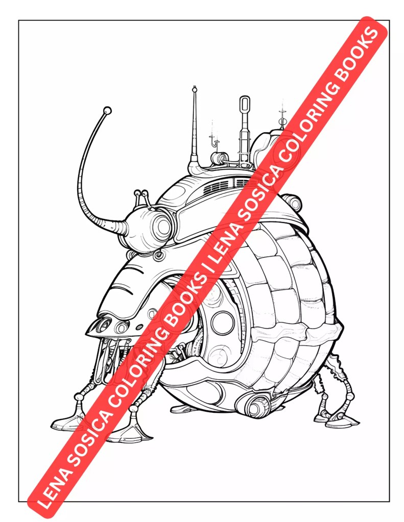 Steampunk Coloring Book