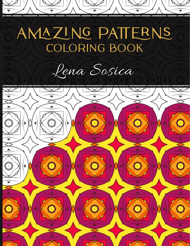Amazing Patterns Coloring Book Front Cover