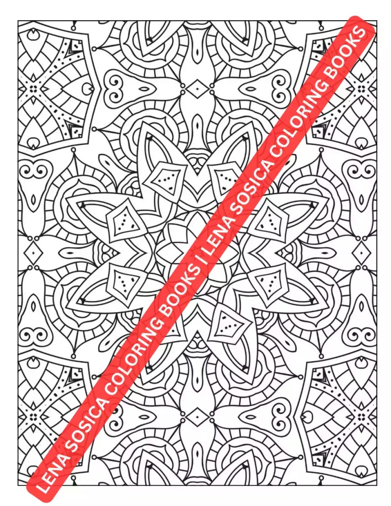 Fantastic Mandalas Coloring Book Preview 9
