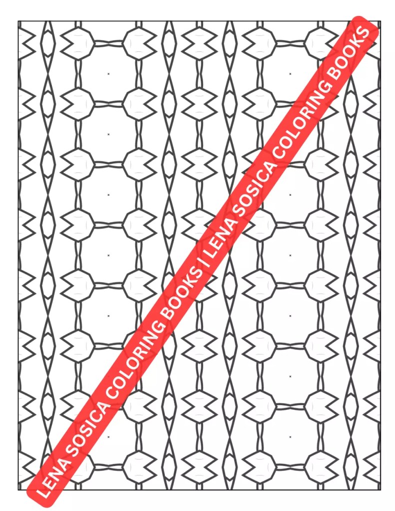 Geometric Patterns Coloring Book for Adults: Patterns of Serenity | A Meditative Coloring Journey for Stress Relief and Relaxation Example Preview Image 10