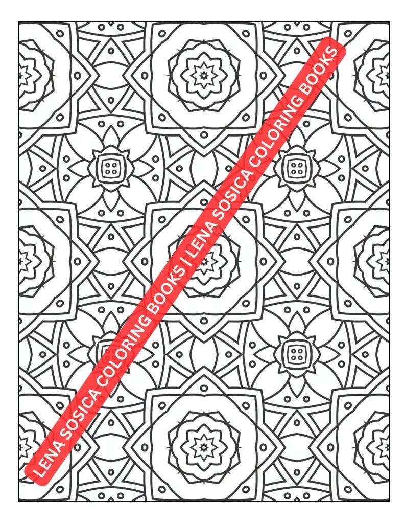 Geometric Shapes Coloring Book: Explore Inner Harmony through Geometric Coloring Preview 12