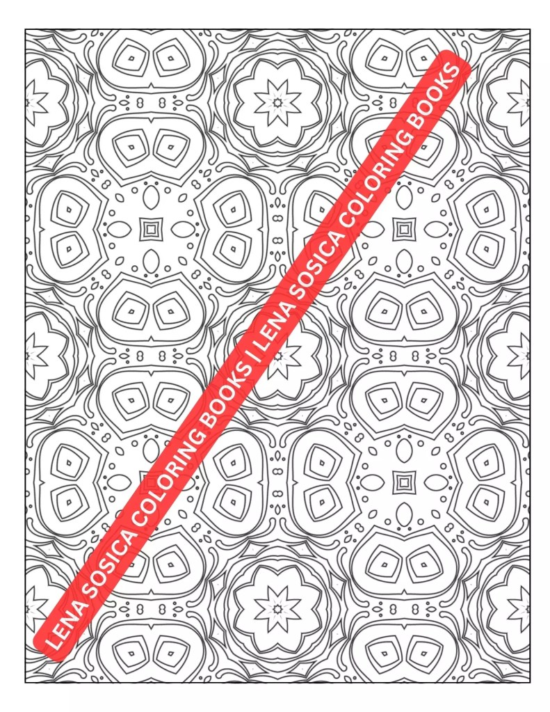 Geometric Shapes Coloring Book: Explore Inner Harmony through Geometric Coloring Preview 2