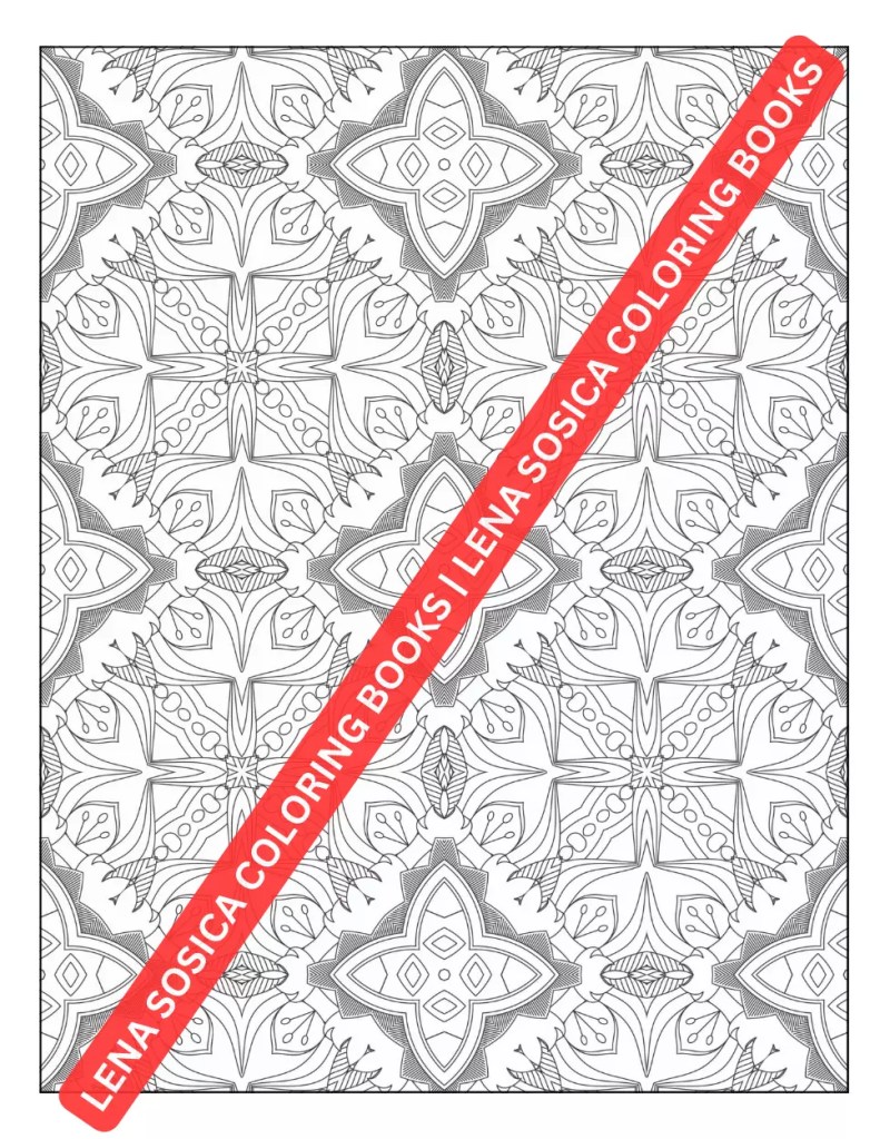 Geometric Patterns and Shapes Coloring Book: A Meditative Journey for Mindful Creations - Discover Relaxation with Geometric Coloring Patterns Preview 2