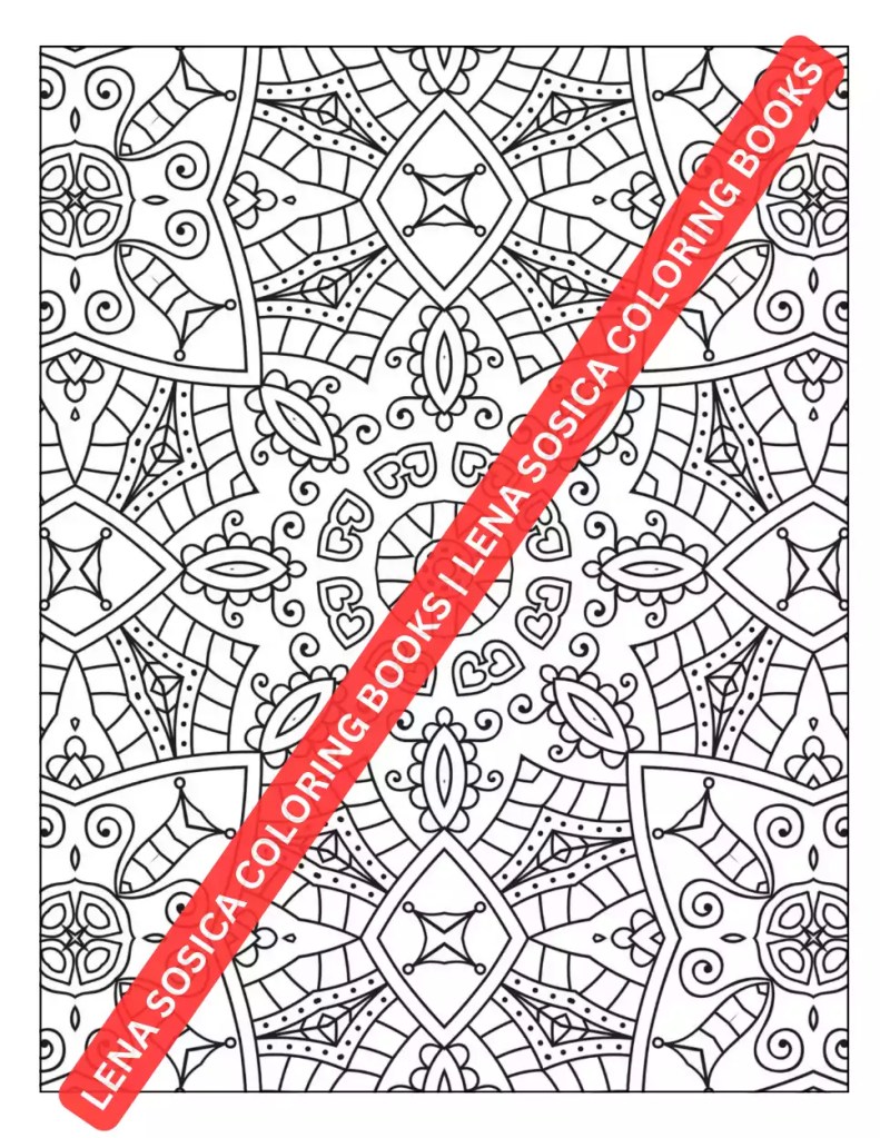 Fantastic Mandalas Coloring Book Preview 4