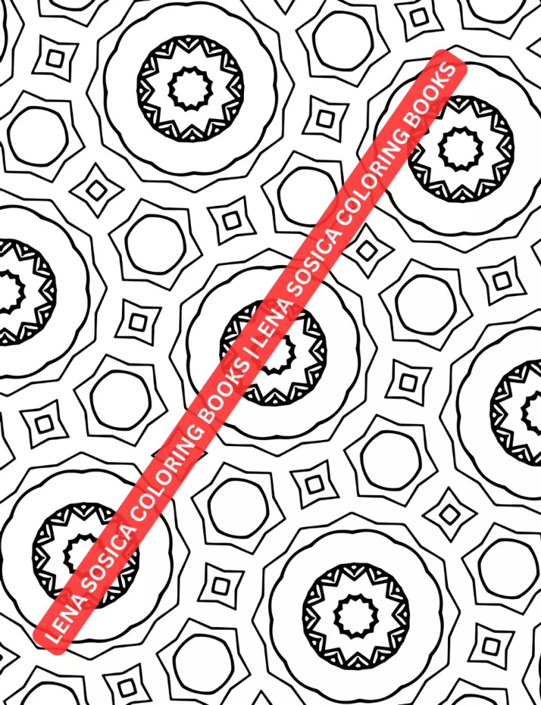 Seamless Patterns Coloring Book: Artistry without Boundaries - Find Inner Peace in Seamless Patterns Preview 5