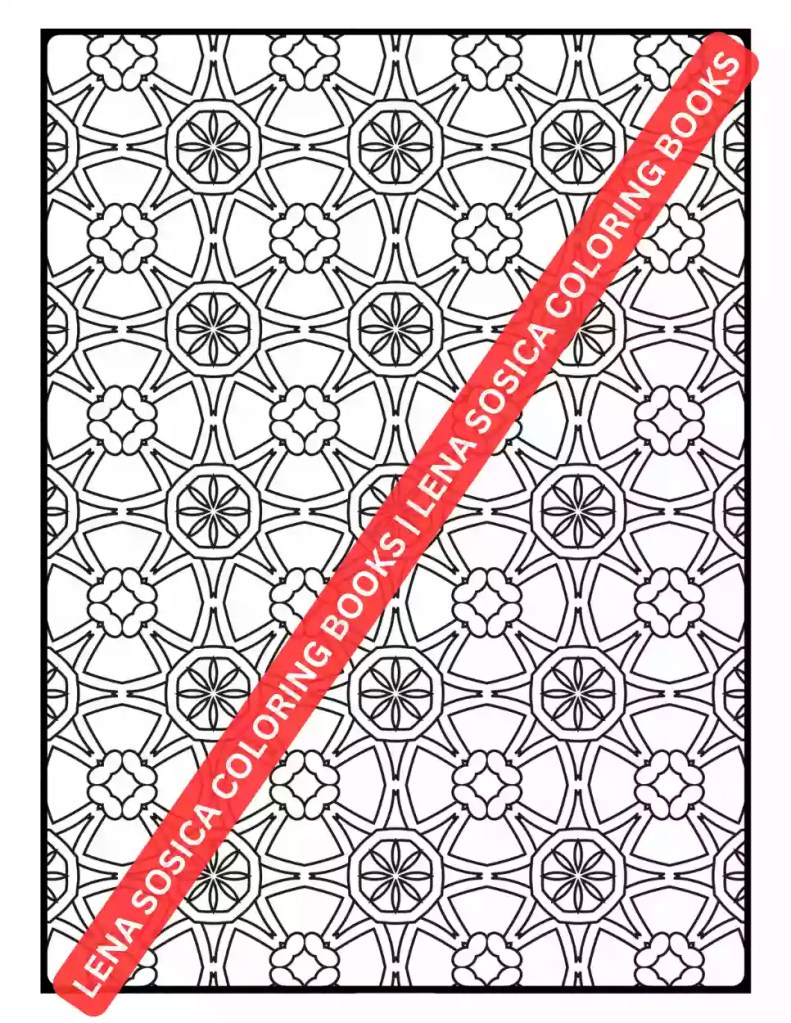 Harmonious Designs Coloring Book: Geometric Designs to Unwind, Reflect, and Find Inner Balance