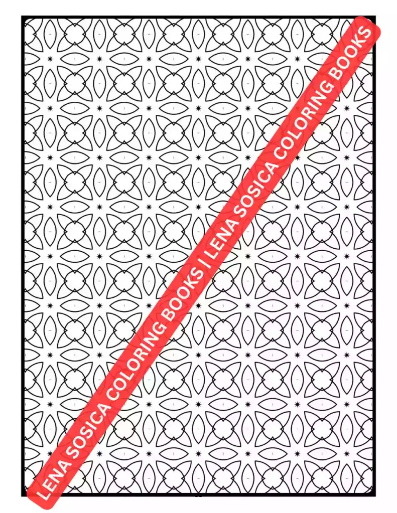 Geometric Harmony Coloring Book Preview 7