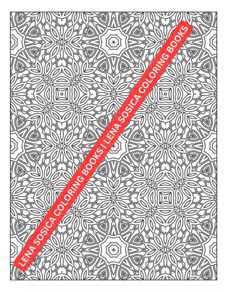 Geometric Shapes Coloring Book: Explore Inner Harmony through Geometric Coloring Preview 9