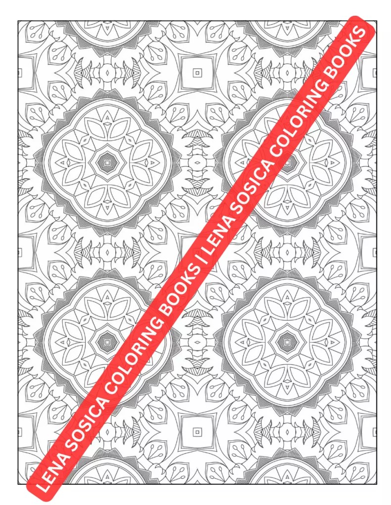 Geometric Patterns and Shapes Coloring Book: A Meditative Journey for Mindful Creations - Discover Relaxation with Geometric Coloring Patterns Preview 9