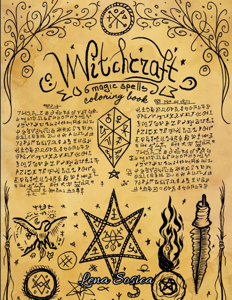 Witchcraft – Magic Spells Coloring Book: Dive into the World of Witches, Spells, and Magic Potions with this Exquisite Coloring Book