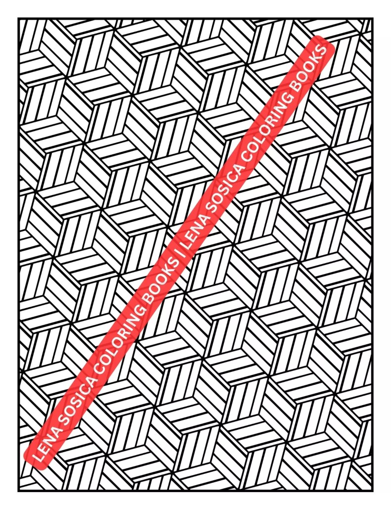 Fun & Easy Patterns Coloring Book: 20 Charming Patterns for Stress Relief and Relaxation Preview 1