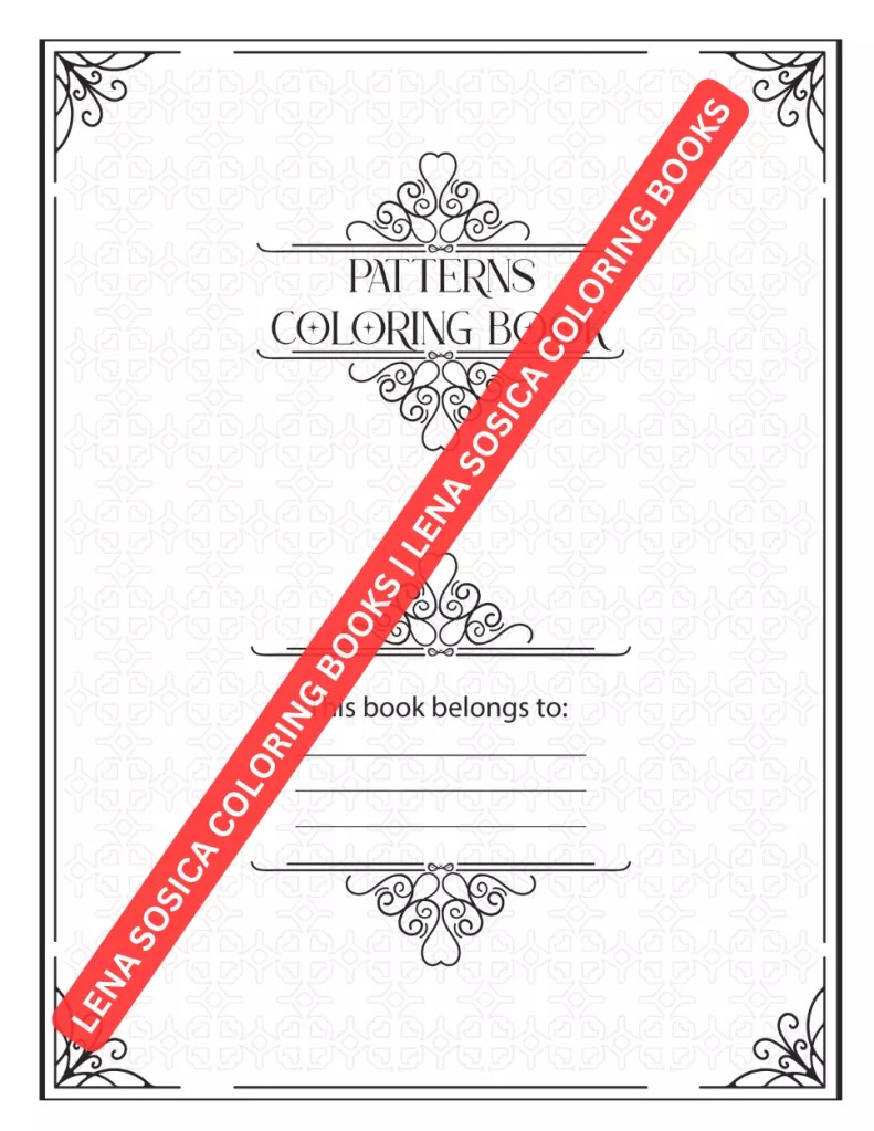 Patterns Coloring Book for Adults: Intricate Geometric Designs for Stress Relief and Mindfulness Preview 1