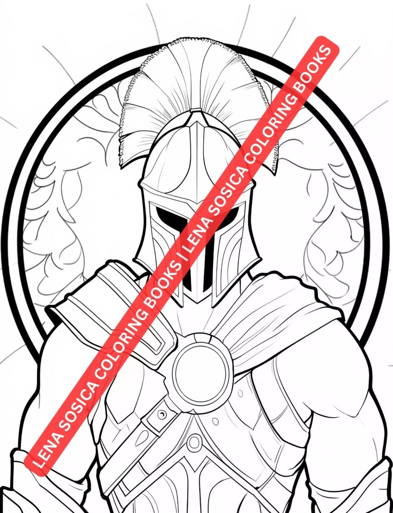 Greek Gods Coloring Book: The Men of Mount Olympus in a World of Color Preview 10