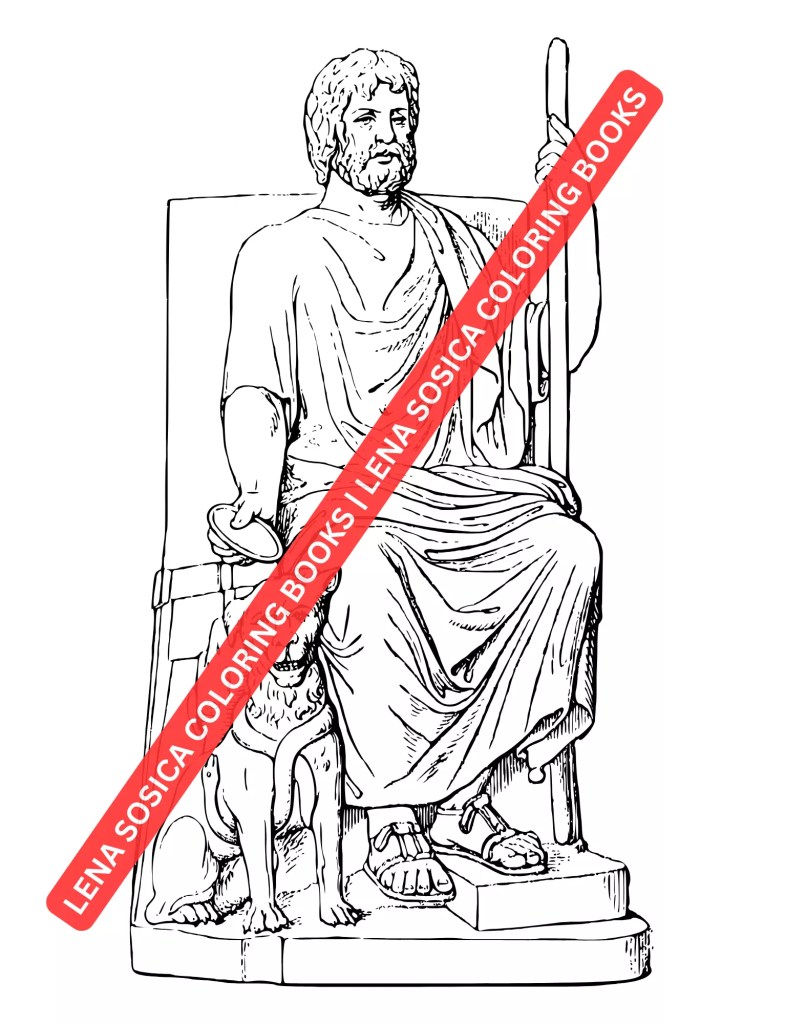 Greek Mythology Coloring Book Preview 10