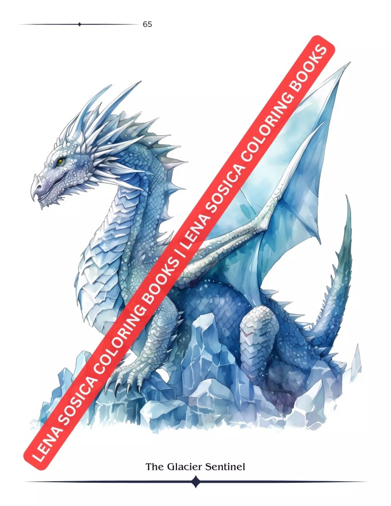 Dragons Reference Book Fire & Ice: The Definitive Imagery Resource For Designers And Artists Ice Dragon Preview 5