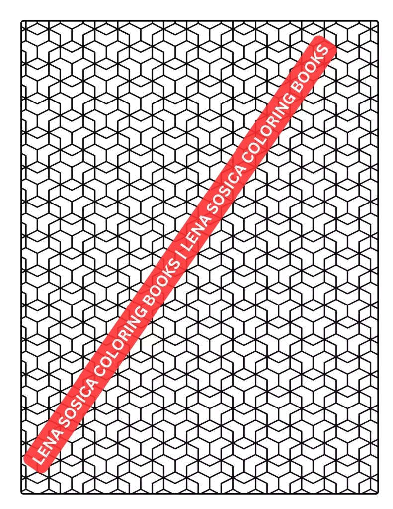 Geometric Perfection Coloring Book: Coloring the Beauty of Predictive Patterns Preview 11