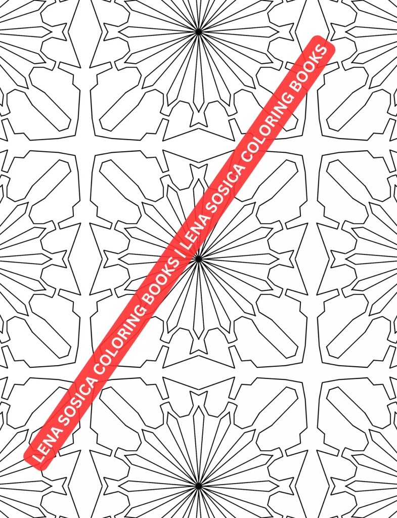 Beautiful Patterns Coloring Book: A Meditative Journey into Geometric Elegance Preview 11
