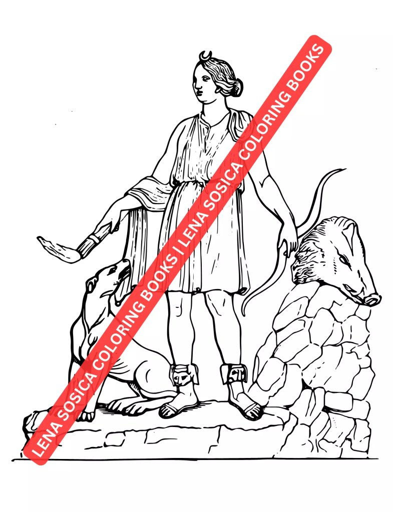 Greek Mythology Coloring Book Preview 16