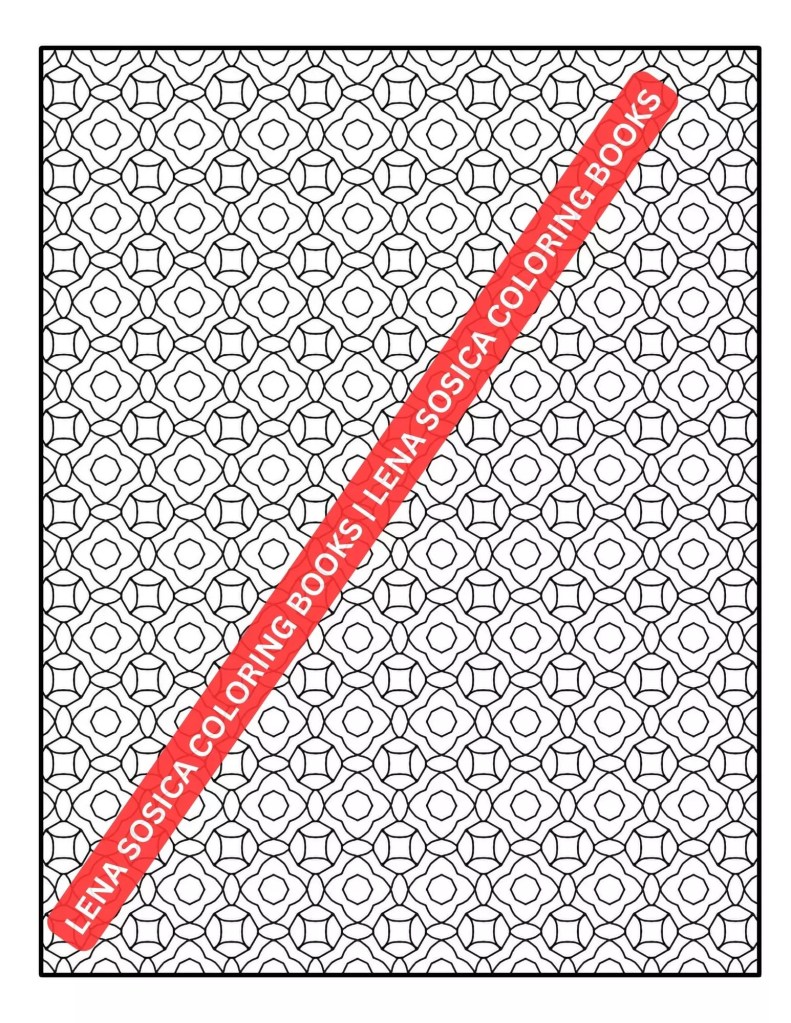 Abstract Geometric Patterns Adult Coloring Book: 44 Exquisite Abstract Patterns for Your Coloring Pleasure Preview 18