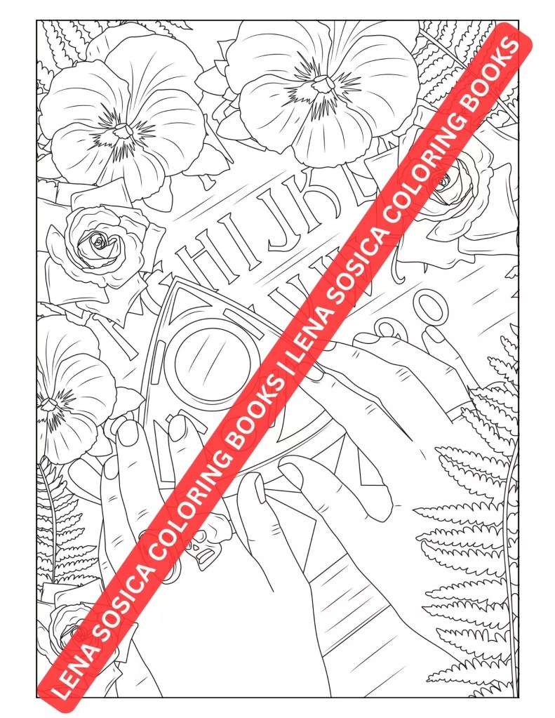 Witchcraft - Magic Spells Coloring Book: Dive into the World of Witches, Spells, and Magic Potions with this Exquisite Coloring Book Preview 2