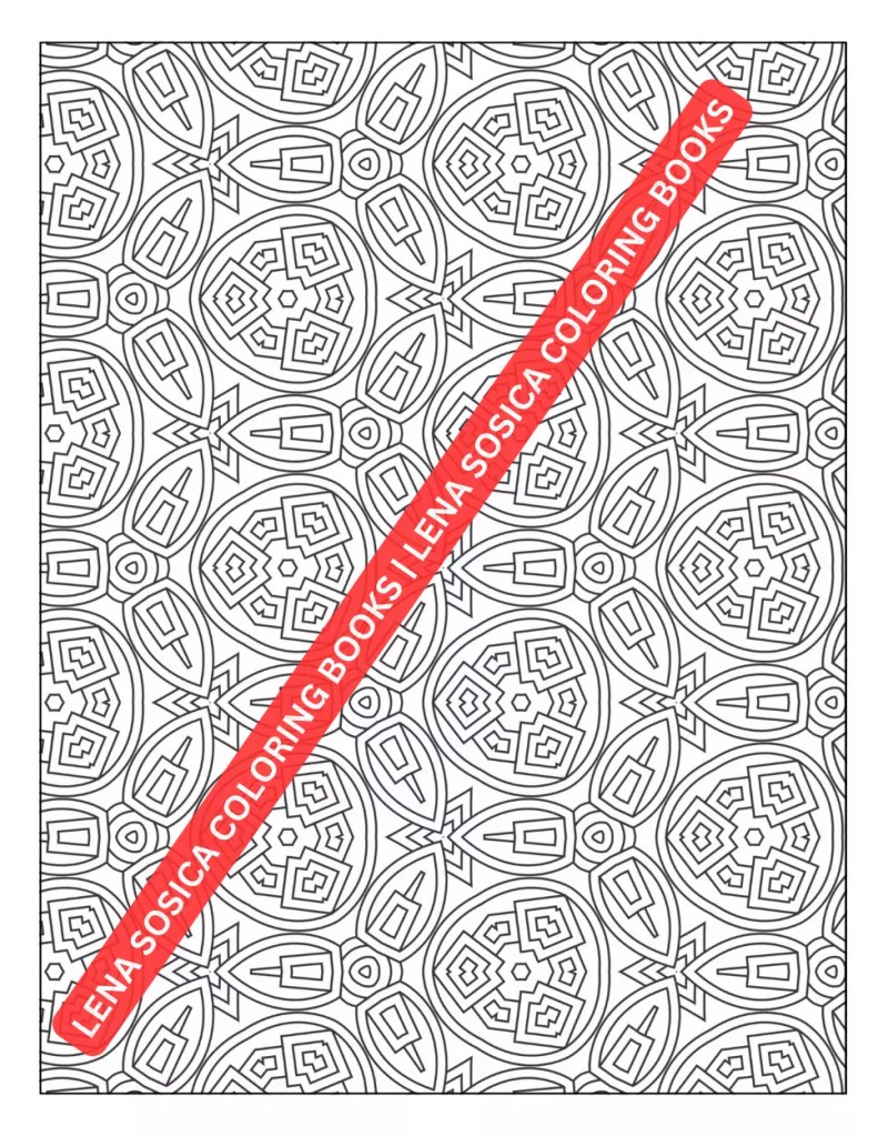 Patterns Coloring Book for Adults: Intricate Geometric Designs for Stress Relief and Mindfulness Preview 2