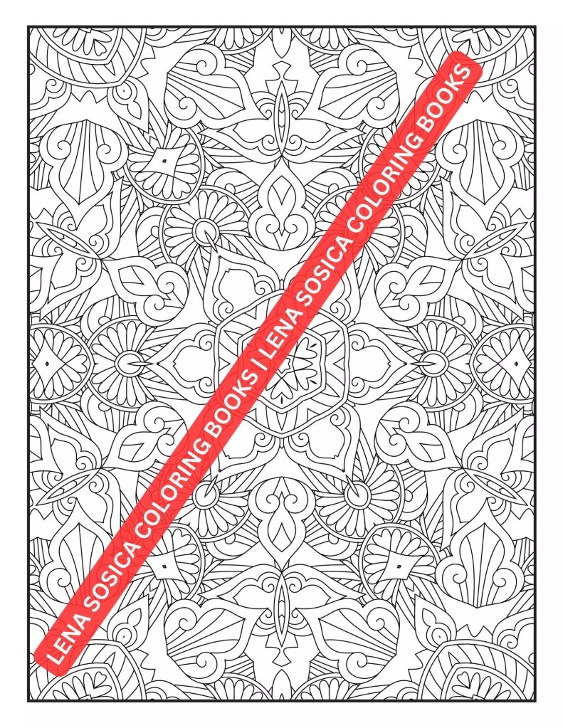 Mindful Patterns Coloring Book: A Soothing Collection of Relaxing Patterns for Stress Relief Preview 2