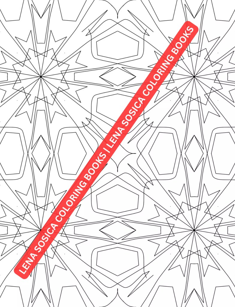 Beautiful Patterns Coloring Book: A Meditative Journey into Geometric Elegance Preview 3