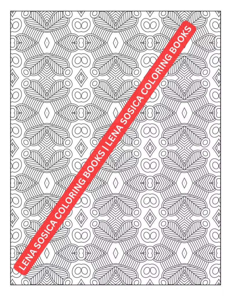 Patterns Coloring Book for Adults: Intricate Geometric Designs for Stress Relief and Mindfulness Preview 3