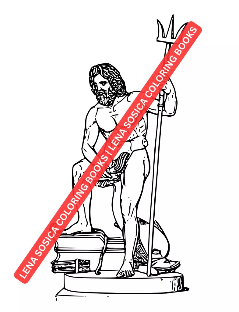 Greek Mythology Coloring Book Preview 4