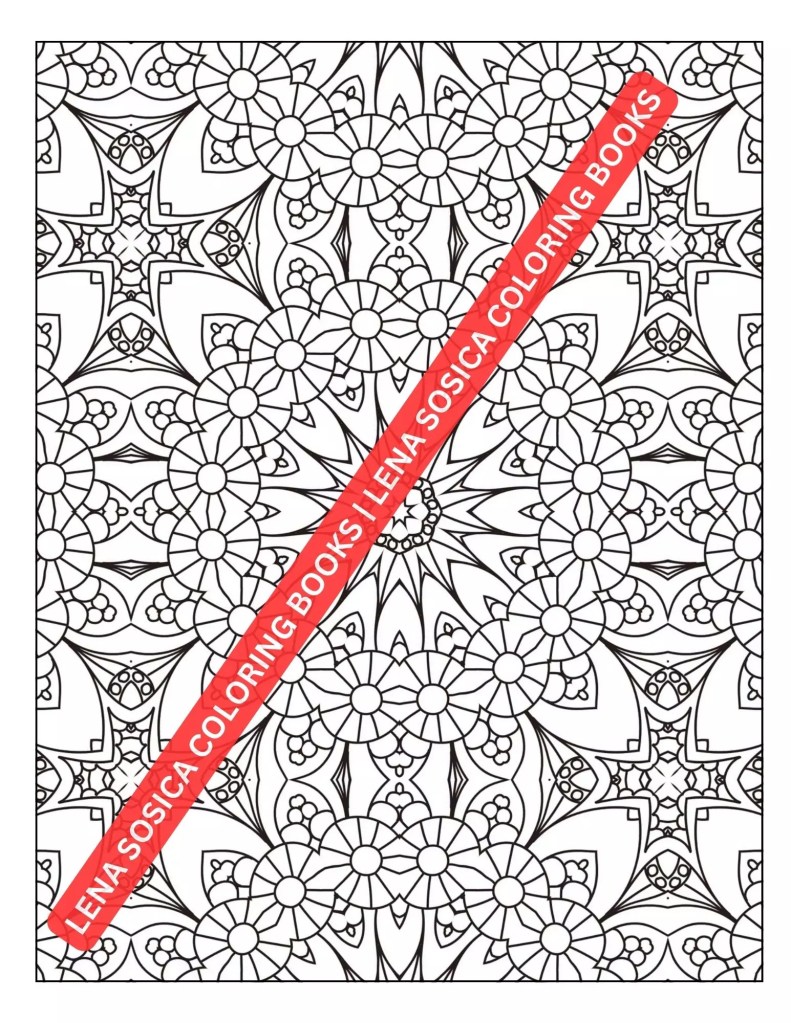 Intricate Mandalas Coloring Book: Mindful Creations for Stress Relief and Relaxation Preview
