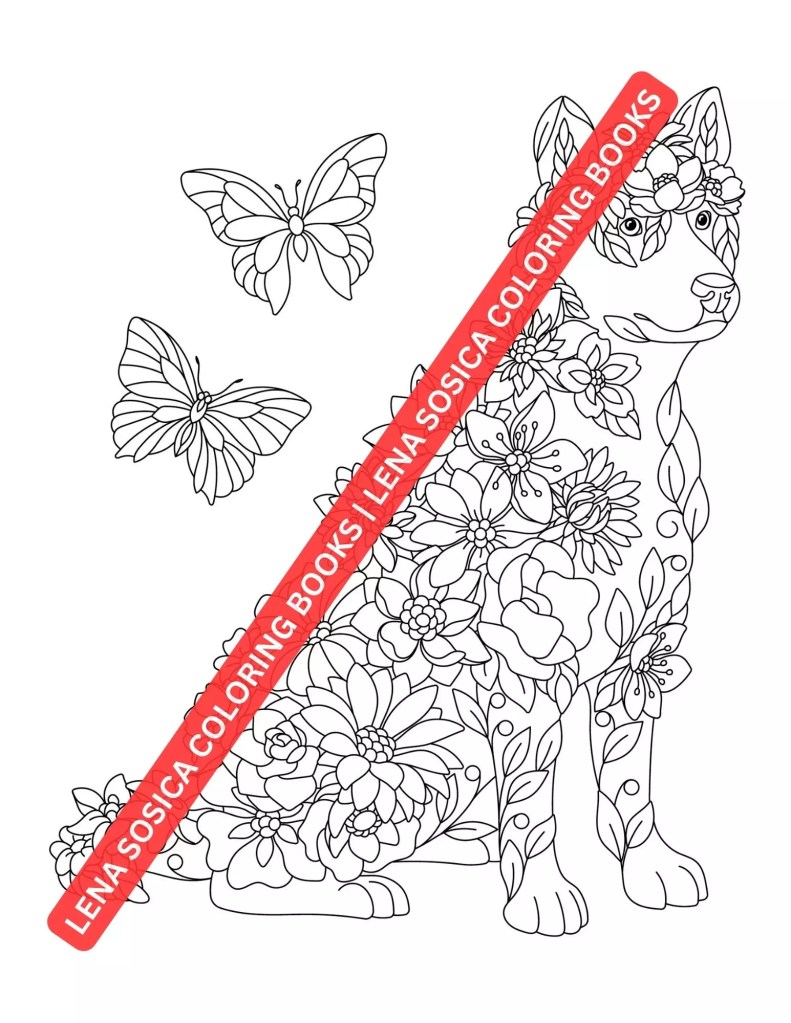 Floral Animals Coloring Book: An Immersive and Relaxing Journey into the Enchanted World of Nature's Graceful Floral-Inspired Animals