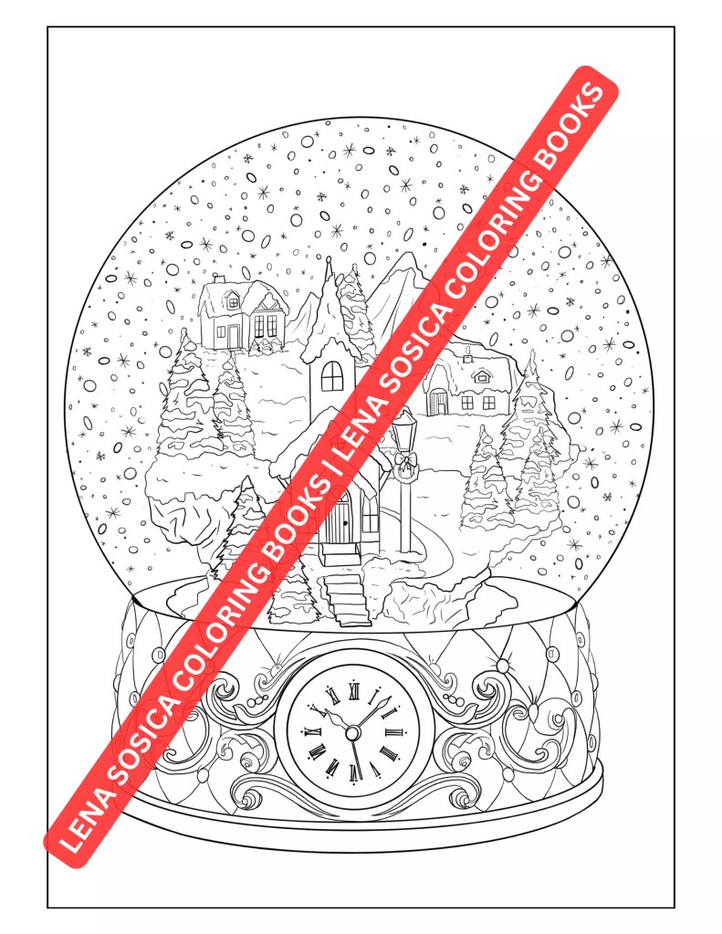 Christmas Coloring Book: It's the Most Wonderful Time of the Year Preview