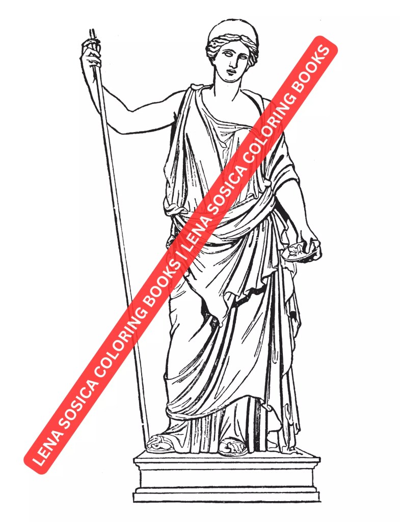 Greek Mythology Coloring Book Preview 6