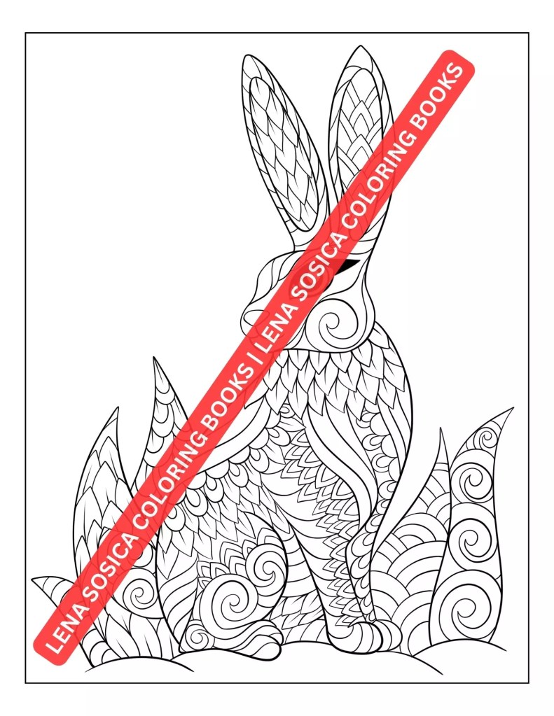 Amazing Animals Coloring Book: Discover Relaxation and Stress Relief Through Mandala Patterned Animals Preview