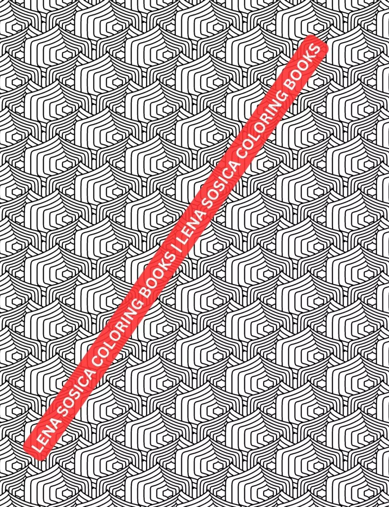 Seamless Geometric Designs Coloring Book: Unwind with 44 Seamless Geometric Coloring Patterns Preview