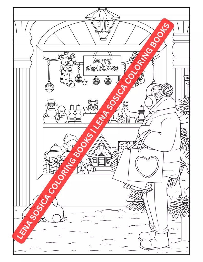 Christmas Coloring Book: It's the Most Wonderful Time of the Year Preview