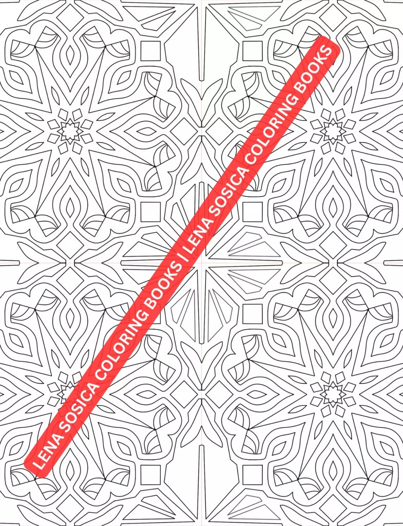 Beautiful Patterns Coloring Book: A Meditative Journey into Geometric Elegance Preview 7