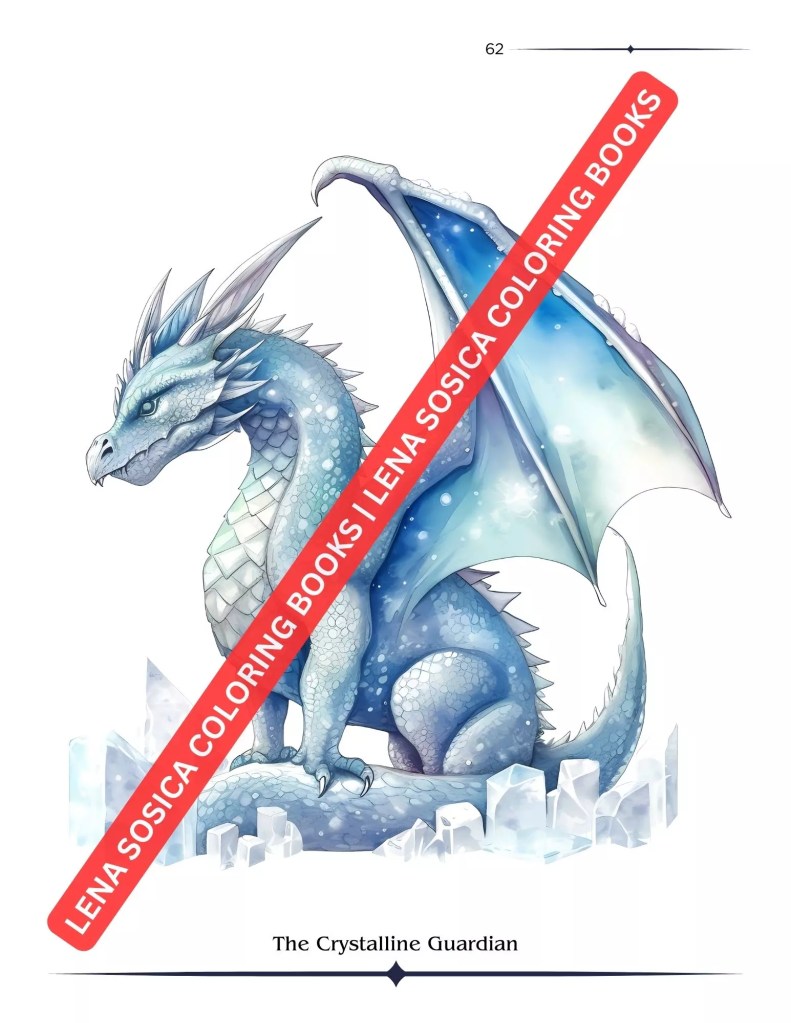 Dragons Reference Book Fire & Ice: The Definitive Imagery Resource For Designers And Artists Ice Dragon Preview 2