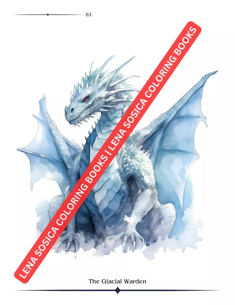 Dragons Reference Book Fire & Ice: The Definitive Imagery Resource For Designers And Artists Ice Dragon Preview 3