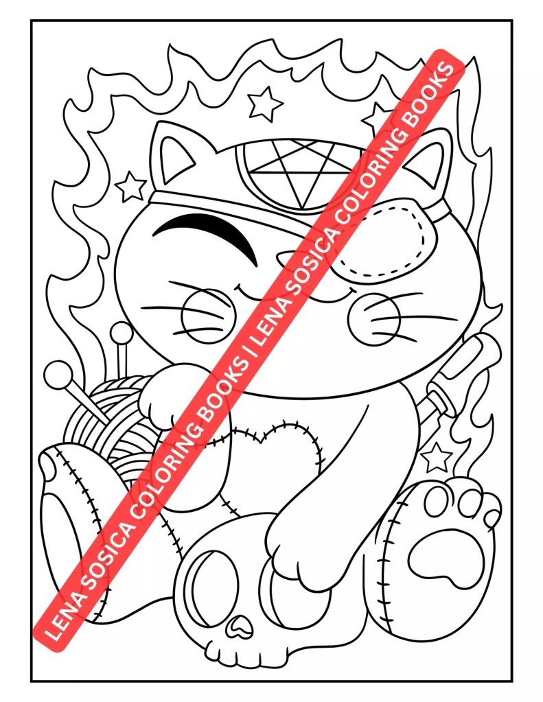 Creepy Kawaii Coloring Book: Traverse the Whimsical Lanes of Kawaii, Where Every Turn Reveals an Unexpected Shade of Creepy Preview