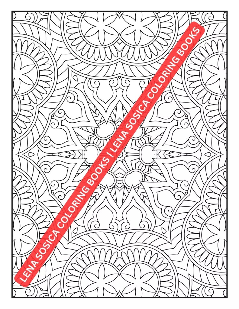 Mindful Patterns Coloring Book: A Soothing Collection of Relaxing Patterns for Stress Relief Preview 9