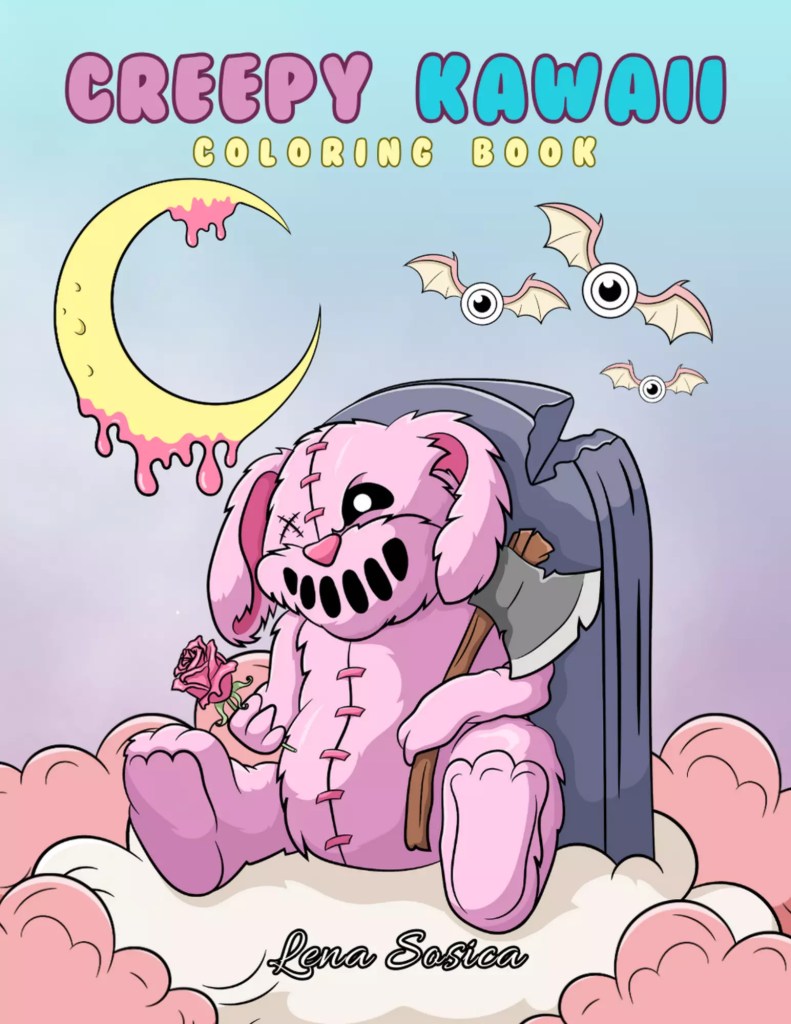 Creepy Kawaii Coloring Book: Traverse the Whimsical Lanes of Kawaii, Where Every Turn Reveals an Unexpected Shade of Creepy