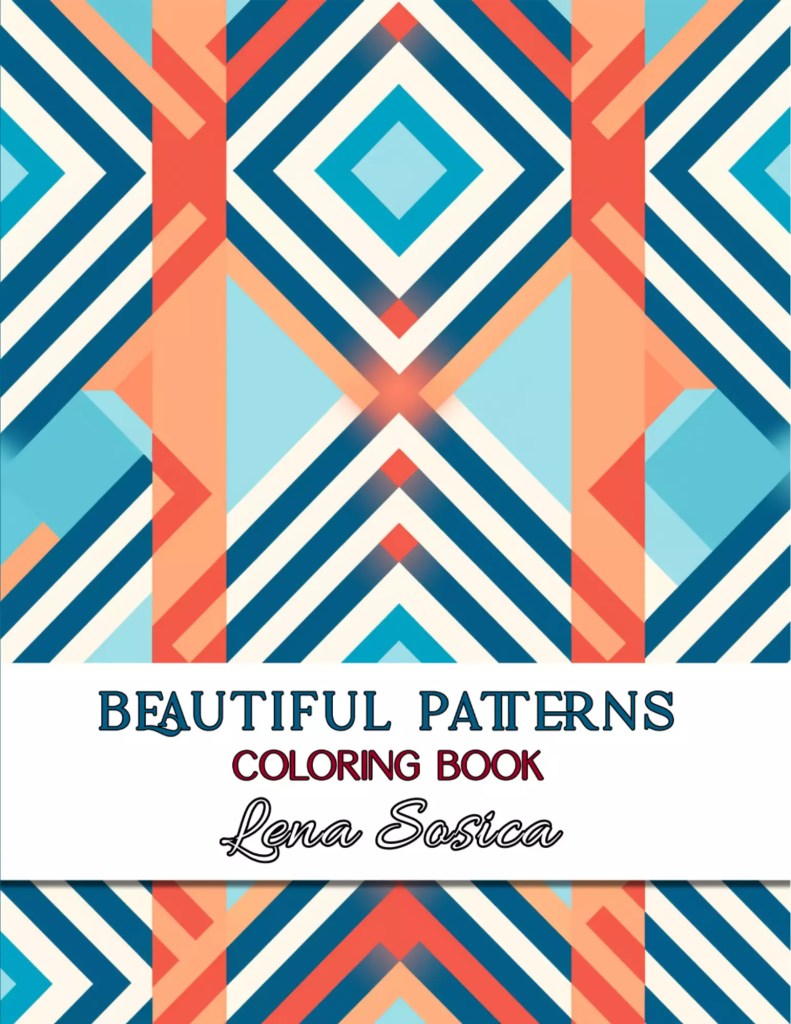 Beautiful Patterns Coloring Book: A Meditative Journey into Geometric Elegance Thumbnail Image