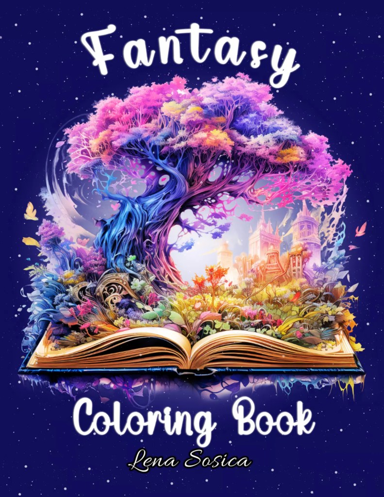 Fantasy Coloring Book Journey Through Enchanted Realms