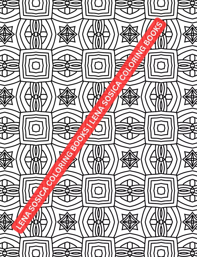 Amazing Abstract Patterns Adult Coloring Book: Colors of Positivity - Intricate Abstract and Geometric Patterns for Relaxation Preview