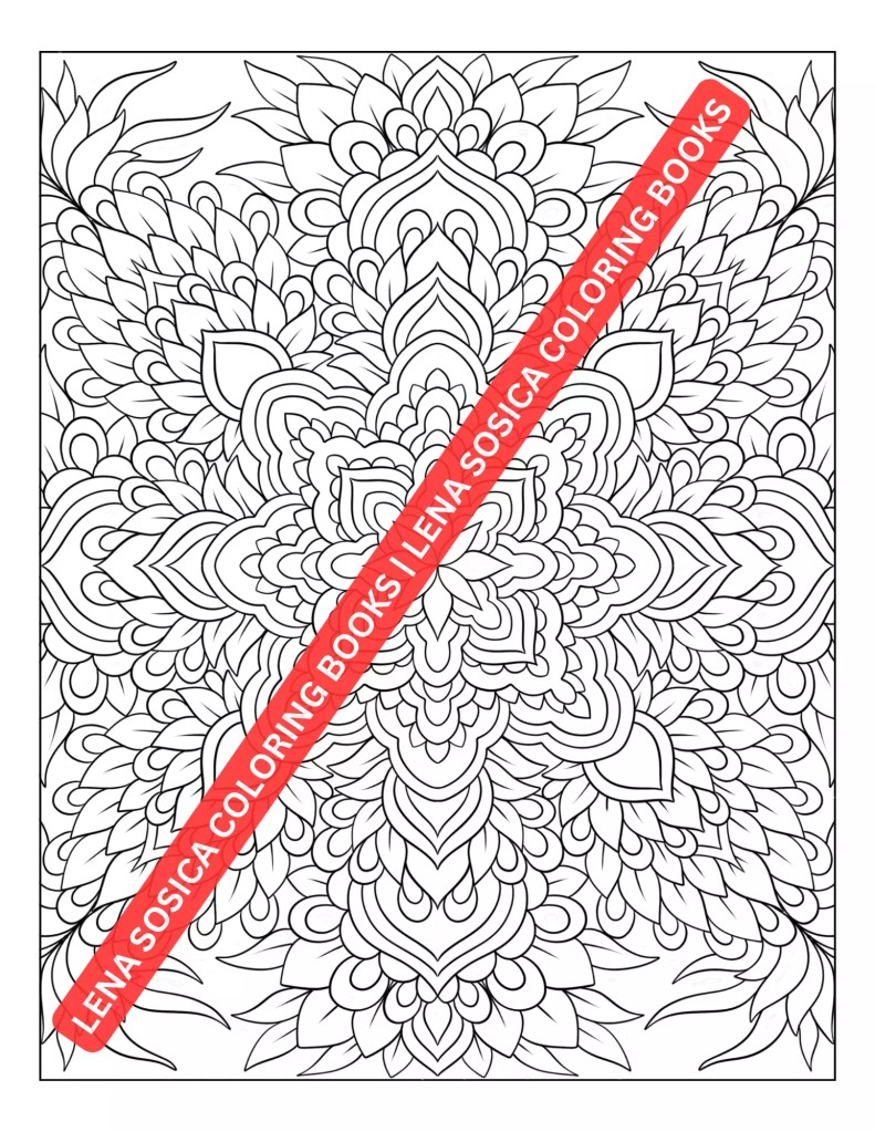 Mandala Patterns Coloring Book: Perfect for Stress Relief and Relaxation, Unleash Calmness with Symmetry and Intricate Mandala Patterns Preview