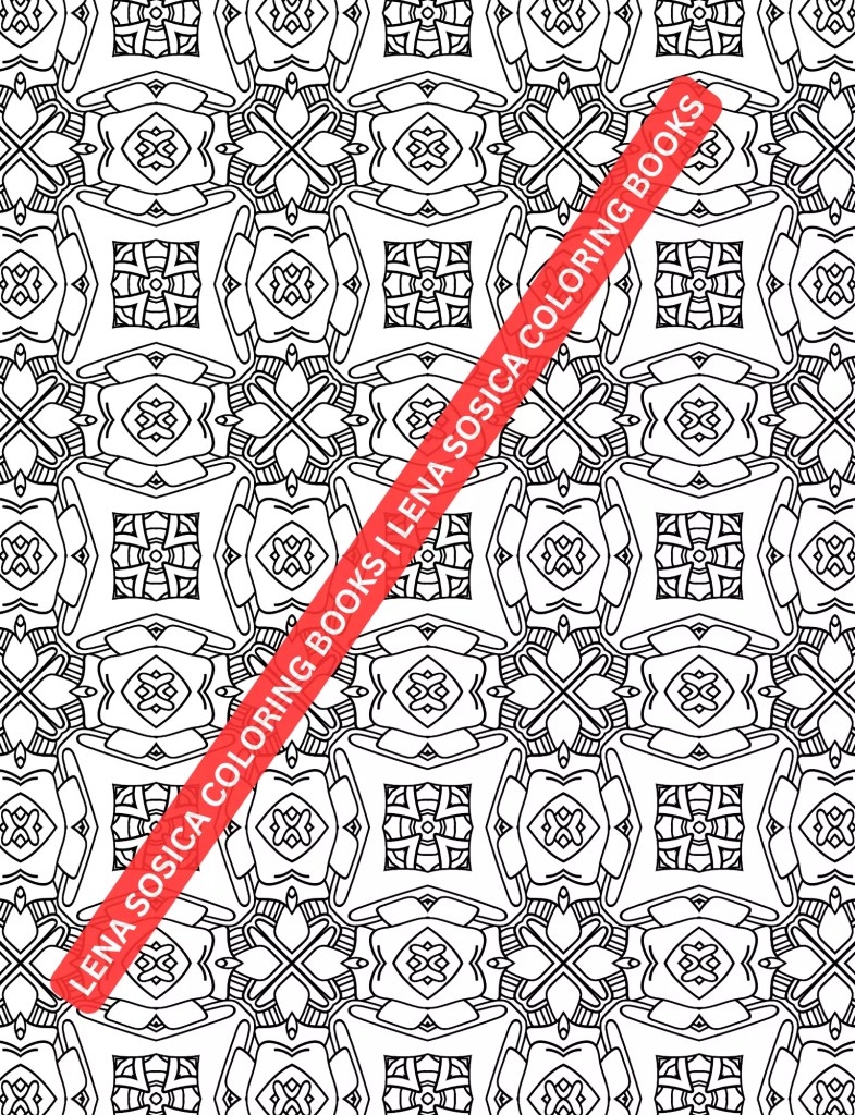 Amazing Abstract Patterns Adult Coloring Book: Colors of Positivity - Intricate Abstract and Geometric Patterns for Relaxation Preview