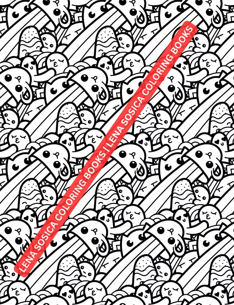 Doodle Seamless Patterns: Where Imagination Meets Endless Coloring Possibilities Preview
