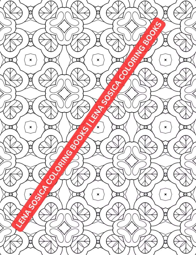 Amazing Abstract Patterns Adult Coloring Book: Colors of Positivity - Intricate Abstract and Geometric Patterns for Relaxation Preview