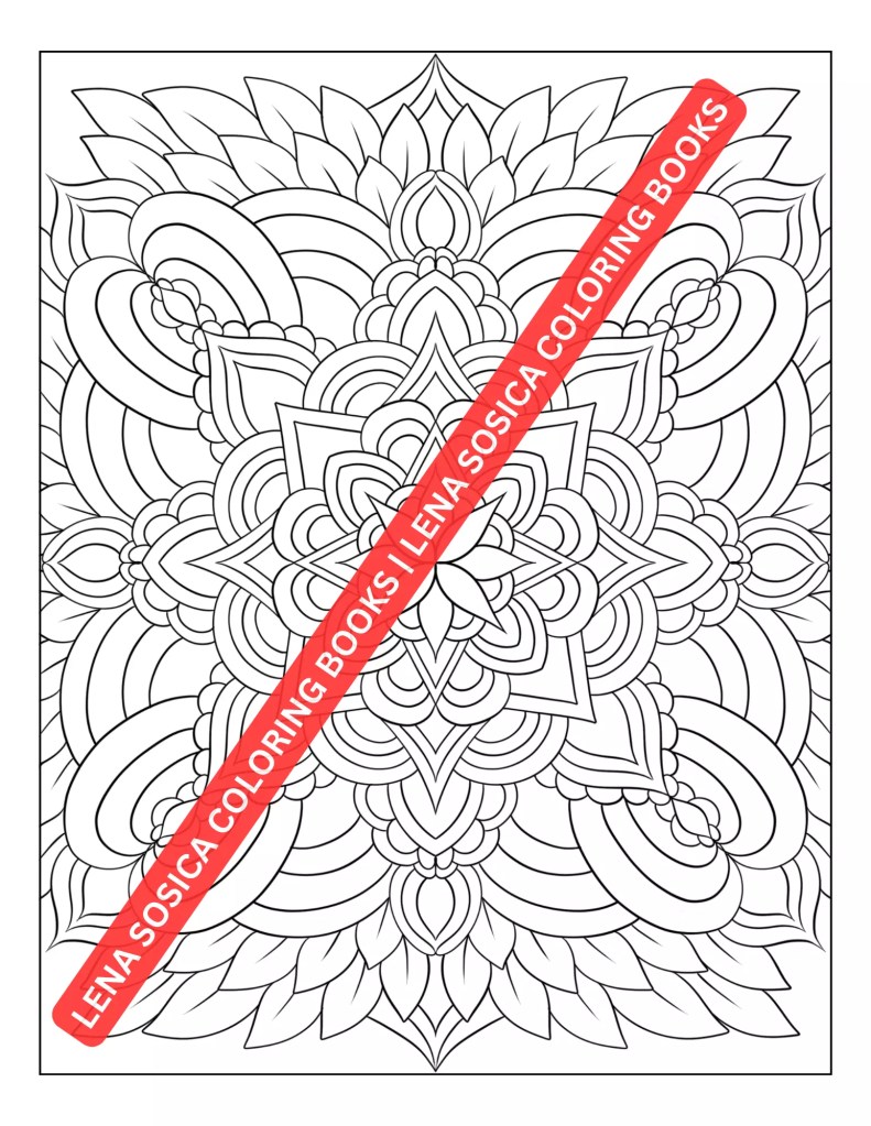 Mandala Patterns Coloring Book: Perfect for Stress Relief and Relaxation, Unleash Calmness with Symmetry and Intricate Mandala Patterns Preview